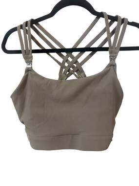 Sweat & Milk Chloe Nursing Sports Bra in Taupe